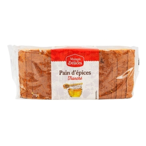 Pain d'épices en tranches paquet 500g  CTN DE 12 PQT