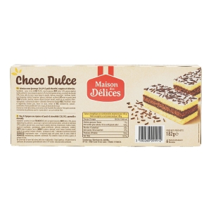 Choco dulce paquet 182g  CTN DE 12 PQT