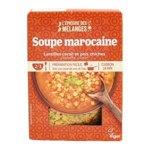 Soupe déshydratée à la marocaine sachet 130g  CTN DE 8 SCH