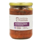 Aubergines cuisinées à la provençale bocal 520g<br>