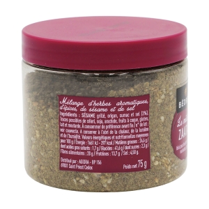 Mélange Zaatar pot 75g Bédros  Carton de 12 x 75GR