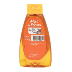 Miel de fleurs squeezer 250g  CT DE 12 POT