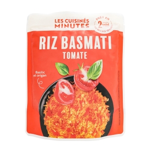 Riz Basmati à la tomate Doypack 220g  Carton  de 6 x 220gr