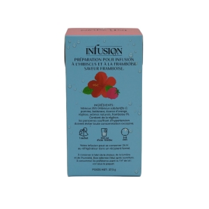 Infusion froide hibiscus framboise 20 sachets  CARTON DE 20 BTE