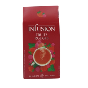 Infusion Rooibos fruits rouges 20 sachets  CT 20 BOITES