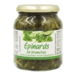 Épinards en branches bocal 540g<br>