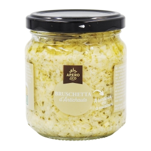 Bruschetta d'artichauts pot 190g Apéro &  Co CT DE 12 POTS