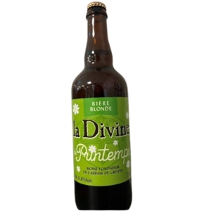 Bière de printemps La Divine Blonde 75cl  CARTON DE 6