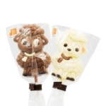 Sucette agneau betty chocolat au lait sachet 25g<br>