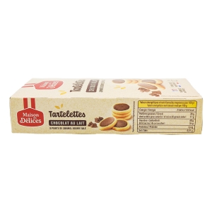 Tartelettes chocolat caramel boîte 125g  CTN DE 14 BTE