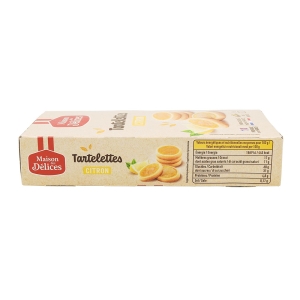 Tartelettes citron boîte 125g Maison des Délices  CTN DE 14 PQT