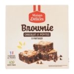 Brownie aux pépites de chocolat pqt 285g<br>