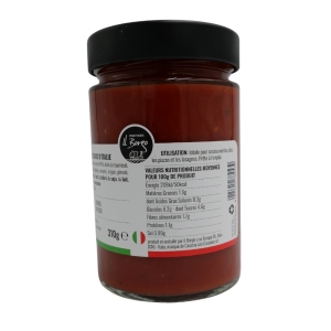 Sauce tomate cerise d'Italie pot 310g  CTN DE 12 POTS