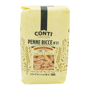 Pâtes penne paquet 500g CONTI  CTN DE 24 PQT