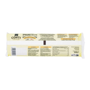 Pâtes Spaghetti n°5 paquet 500g CONTI  CTN 24 PQT