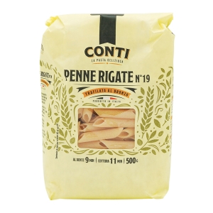Pâtes penne rigate paquet 500g CONTI  CTN DE 24 PQT