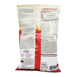 Popcorn toffee caramel paquet 170g  CT DE 12 PQT