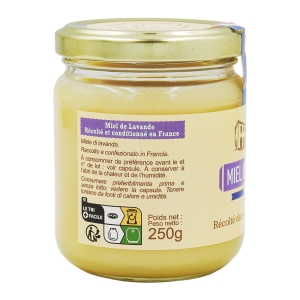 Miel de lavande France pot 250g  CT DE 6 POT
