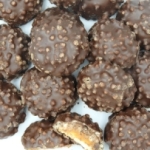 Guimauves chocolat noir croustillantes<br>