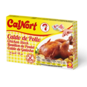 Bouillon de poulet Halal paquet 80g Calnort  CTN DE 24 PQT