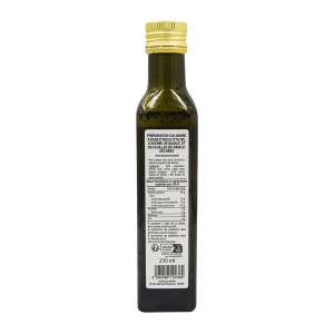 Huile d'olive au basilic bouteille 250ml  carton de 6 bouteilles