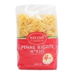 Pâtes Penne Rigate n°920 Express 500g Savino Pasta<br>