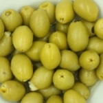 Olives vertes farcies au citron<br>