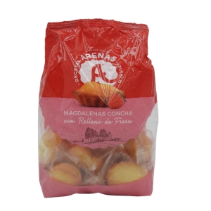 Madeleine à la fraise sachet 367g Arenas  CTN DE 6 SCH