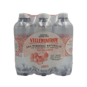 Eau pétillante bouteille 50cl Velleminfroy  CTN DE 6 BTL