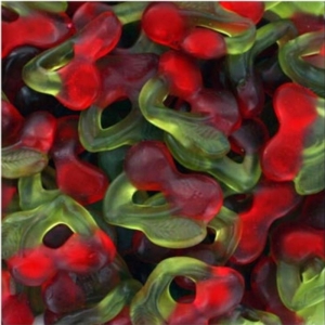 Bonbons cerises lisses Trolli  CTN 8x1KG