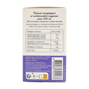 Thé noir Russian earl grey boîte 20 pyramides  CT 20 BTES