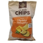 Chips cheddar jalapeño sachet 120g La Belle Chips<br>