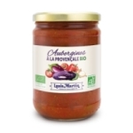 Aubergines cuisinées BIO bocal 520g<br>