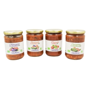 Courgettes cuisinées BIO bocal 520g  CTN DE 12 BOC