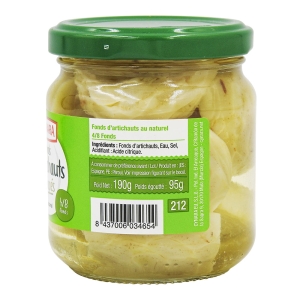 Fonds d'artichauts bocal 190g  CT DE 12