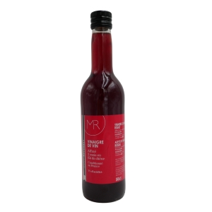 Vinaigre de vin rouge affiné bouteille 50cl  CTN de 6 BTL