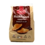 Madeleines nappées chocolat au lait paquet 250g<br>