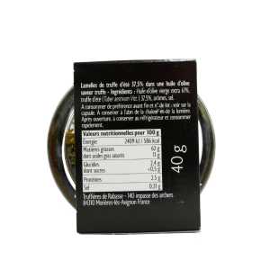 Carpaccio de truffe d'été bocal 40gr  CTN DE 12 BOC