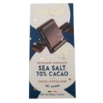 Chocolat noir extra 70% au sel marin tablette 100g<br>