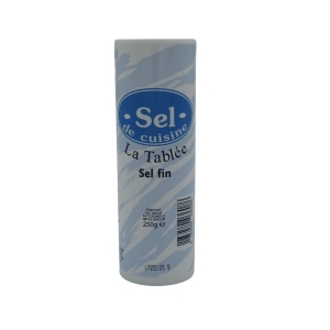 Sel fin pot 250g La Tablée  CTN DE 20 BTE
