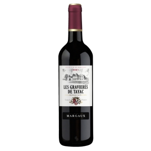 Vin rouge Margaux AOC Gravières de Tayac 75cl  COLIS DE 6 UVC