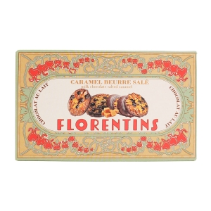 Florentins au chocolat lait caramel paquet 100g  CT DE 12 PQT