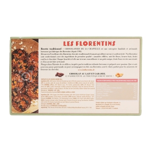 Florentins au chocolat lait caramel paquet 100g  CT DE 12 PQT