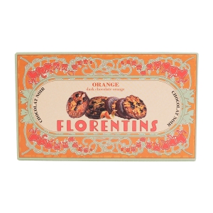 Florentins au chocolat noir orange paquet 100g  CT DE 12 PQT 