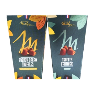 Chocolats truffes fantaisies nature boîte 200g  CT DE 18 BTE