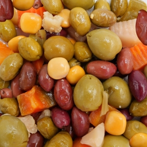 Olives mélange fantasia calibre 19/22   Seau de 10 kg
