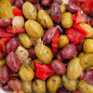 Olive cuisinée à la romaine calibre 19/22  Seau de 10 kg