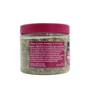 Mélange vinaigrette pot 75g Bédros  CT 12 POTS