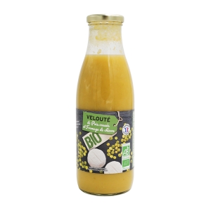 Velouté de pois cassé et chèvre BIO bouteille 73cl  COL de 6 BTL