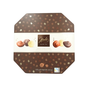 Assortiment d'escargots lait praliné paquet 195g  CT DE 12 PQT 